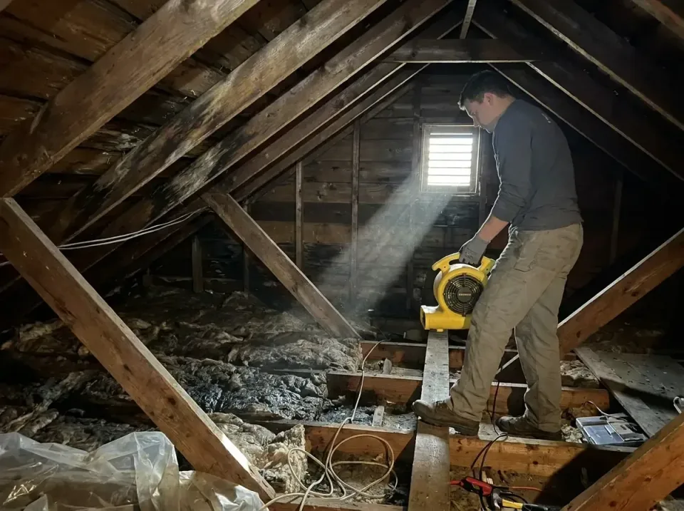 attic-water-damage-drying-proc-007 — frequently asked questions, Emergency Water Extraction & 24/7 Flood Response in Martins…